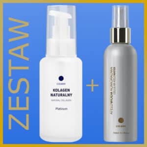 Zestaw kolagenowy do twarzy Platinum 100 + Atelowoda Komórkowa