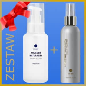 Zestaw kolagenowy do twarzy Platinum 100 + Atelowoda Komórkowa